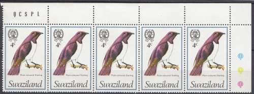 Swaziland - 1976 - Birds Definitive