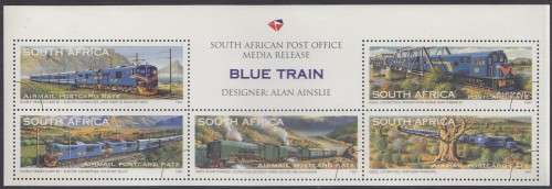 South Africa RSA - 1997 - MEDIA RELEASE Scarce - Blue Train