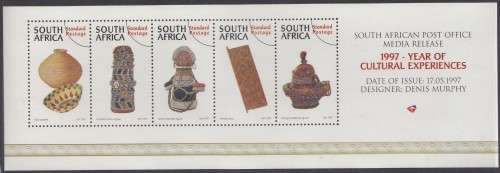 South Africa RSA - 1997 - MEDIA RELEASE - Cultural Experiences Artifacts
