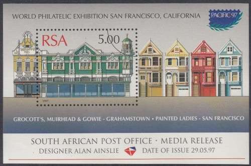 South Africa RSA - 1997 - MEDIA RELEASE - Scarce - World Philatelic Exhibition San Francisco
