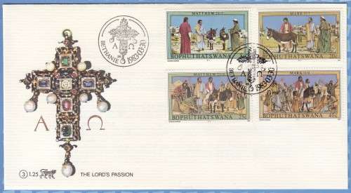 Bophuthatswana - 1983 - Easter - The Lord's Passion - Complete Set on FDC