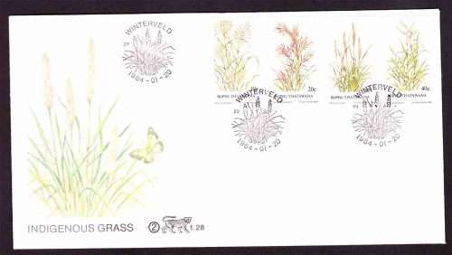 Bophuthatswana - 1984 - Indigenous Grass - Complete set on FDC