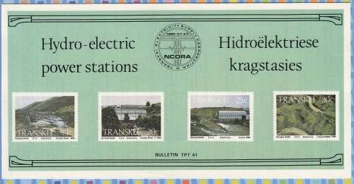 Transkei - Information Bulletin - 1986 - Hydro Electric Power Stations