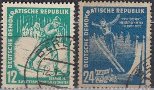 Germany East DDR - 1952 - Winter Sports Championship Matches, Oberhof