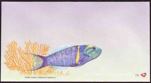 South Africa RSA - 2000 - FDC 7.2 - Flora and Fauna - Fish - 7th Definitive - Unserviced Cover