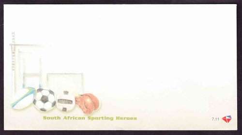 South Africa RSA - 2001 - FDC 7.11 - Sporting Heroes - Unserviced Cover