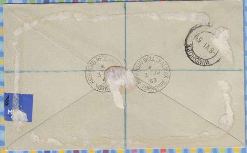 Great Britain Registered FDC Cover South West Africa SWA - 1953 - HALIFAX Coronation