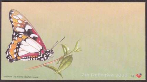 South Africa RSA - 2000 - FDC 7.6 - Flora and Fauna, Butterfly - 7th Definitive - Unserviced Cover