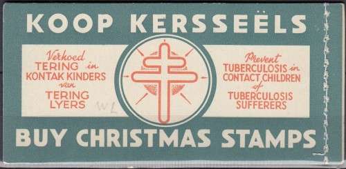 South Africa Union - Christmas Booklet - 1948 - Cinderellas Seals Labels TB Tuberculosis