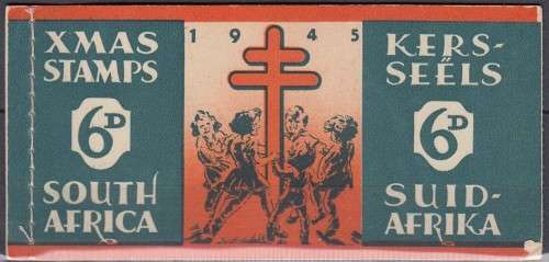 South Africa Union - Christmas Booklet - 1945 - Cinderellas Seals Labels TB Tuberculosis