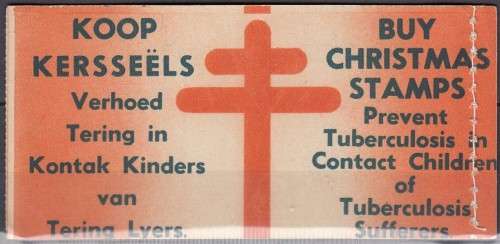 South Africa Union - Christmas Booklet - 1945 - Cinderellas Seals Labels TB Tuberculosis