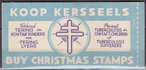South Africa Union - Christmas Booklet - 1947 - Cinderellas Seals Labels TB Tuberculosis