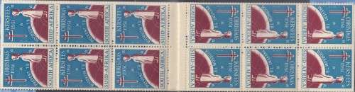 South Africa Union - Christmas Booklet - 1951 - Cinderellas Seals Labels TB Tuberculosis