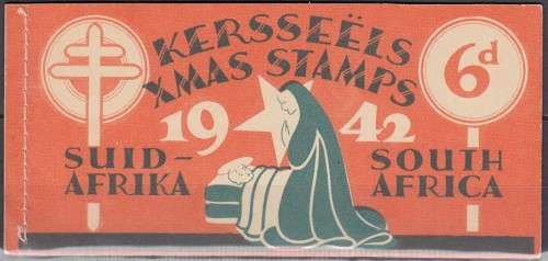 South Africa Union - Christmas Booklet - 1942 - Cinderellas Seals Labels TB Tuberculosis