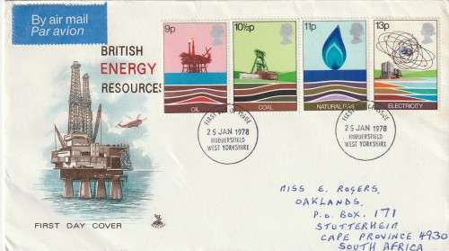 Great Britain FDC Cover - 1978 - Energy resources