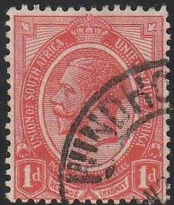 South West Africa SWA Forerunner - King George V KGV - 1d - Windhoek