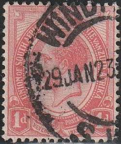 South West Africa SWA Forerunner - King George V KGV - 1d - Windhoek
