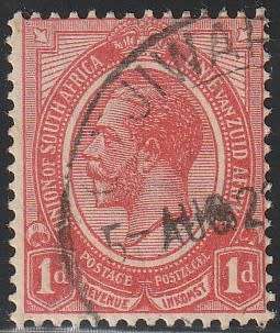 South West Africa SWA Forerunner - King George V KGV - 1d - Otjiwarongo