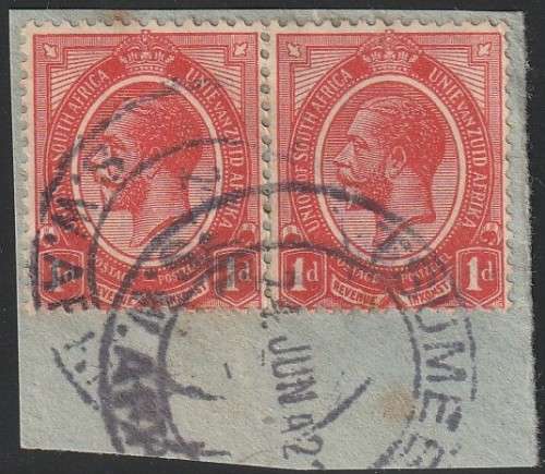 South West Africa SWA Forerunner - King George V KGV - 1d - Tsumeb