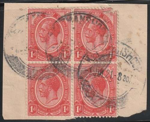 South West Africa SWA Forerunner - King George V KGV - 1d - Keetmanshoop