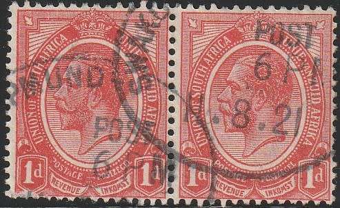 South West Africa SWA Forerunner - King George V KGV - 1d - Swakopmund