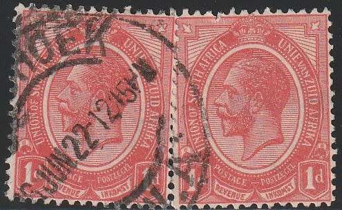 South West Africa SWA Forerunner - King George V KGV - 1d - Windhoek