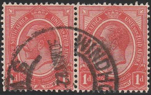 South West Africa SWA Forerunner - King George V KGV - 1d - Windhoek