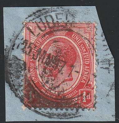 South West Africa SWA Forerunner - King George V KGV - 1d - Luderitz
