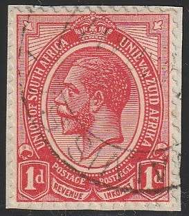 South West Africa SWA Forerunner - King George V KGV - 1d - Walvisbay?