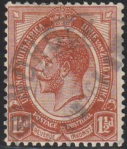 South West Africa SWA Forerunner - King George V KGV - 1 1/2d - Windhoek
