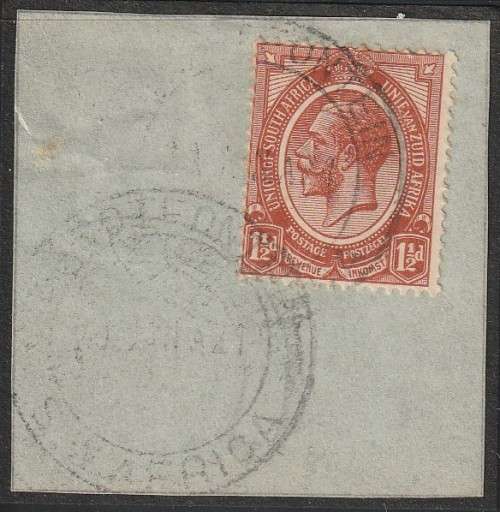 South West Africa SWA Forerunner - King George V KGV - 1 1/2d - Grootfontein