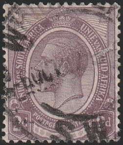 South West Africa SWA Forerunner - King George V KGV - 2d - Windhoek