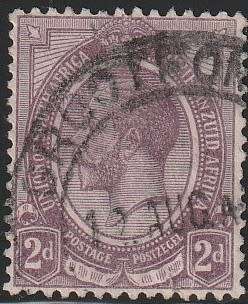 South West Africa SWA Forerunner - King George V KGV - 2d - Grootfontein