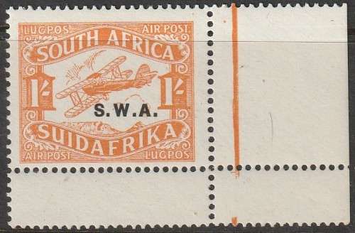 South West Africa SWA - 1930 - Airmail 2nd Printing