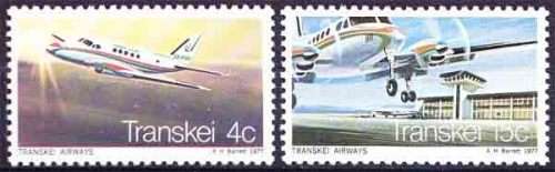 Transkei - 1977 - Transkei Airways - Complete Set