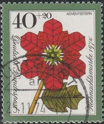 Germany West Federal - 1974 - Christmas Flowers - Set (1)