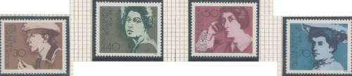 Germany West Federal - 1975 - German women writers - Complete Set