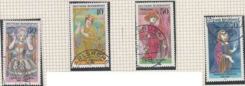 Germany West Federal - 1976 -  German Stage Actresses - Complete Set