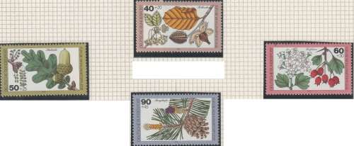Germany West Federal - 1979 - Woodland Plants - Complete Set