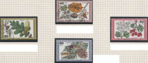Germany West Federal - 1979 - Woodland Plants - Complete Set