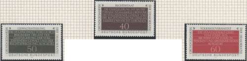 Germany West Federal - 1981 - Fundamental Concepts of Democracy  - Complete Set