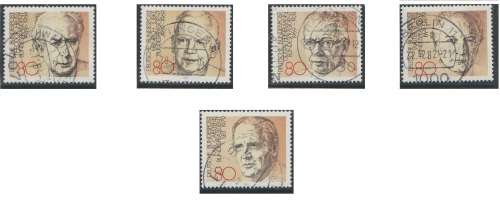 Germany West Federal - 1982 - German Presidents - Complete Set