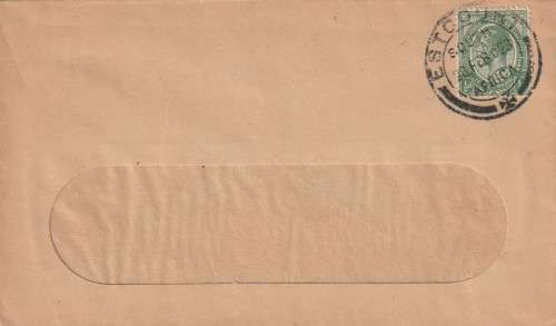 Union of South Africa cover - 1923 (1913) - King George V Estcourt