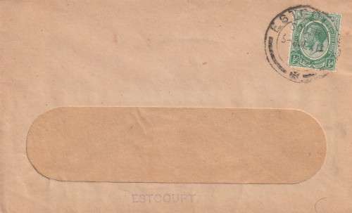Union of South Africa cover - 1923 (1913) - King George V Estcourt