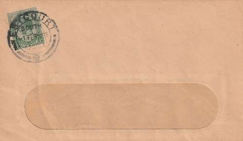 Union of South Africa cover - 1922 (1913) - King George V Estcourt