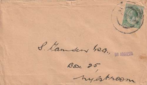 Union of South Africa cover - 1925 (1913) - King George V
