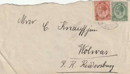Union of South Africa Cover - (1913) - King George v