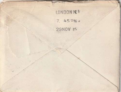 Great Britain - 1912 (1915) King George V  - Cover - Liverpool
