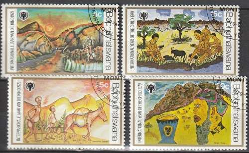 Bophuthatswana - 1979 - Children`s Drawings Year of the Child - Complete Set