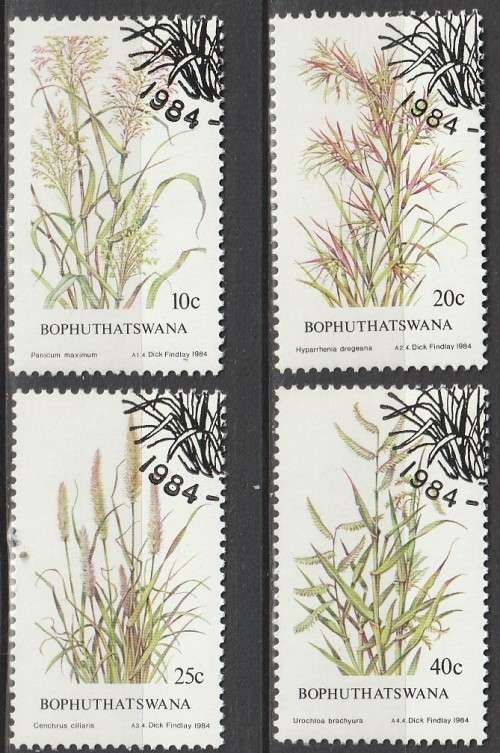 Bophuthatswana - 1984 - Indigenous Grasses - Complete Set